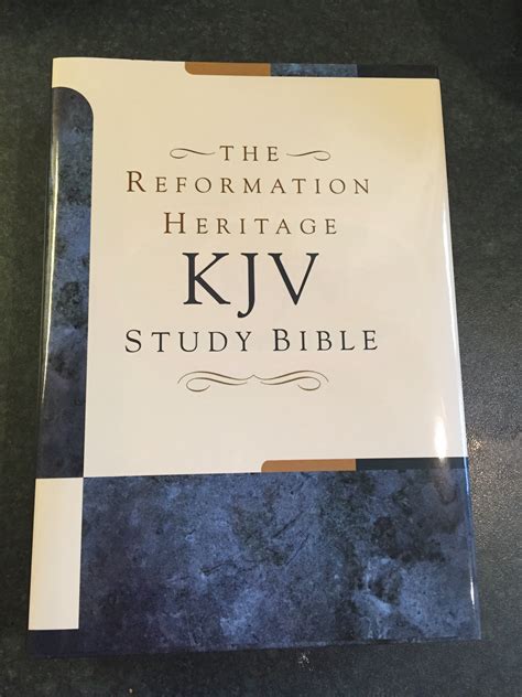 The Reformation Heritage KJV Study Bible - Gowan Books