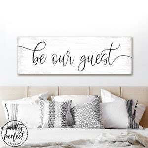 Be Our Guest Sign Be Our Guest - Etsy