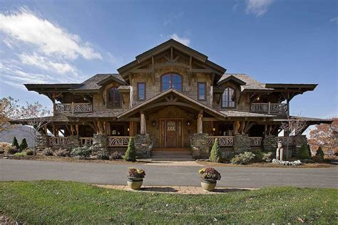 Plan 18817CK: Wood and Stone Mountain Beauty | Mountain house plans ...