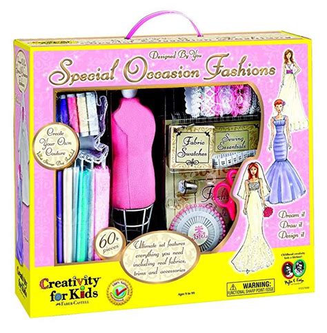 Creativity for Kids Designed by You Special Occasion Fashions, Dress Design Kit for Kids | Kits ...