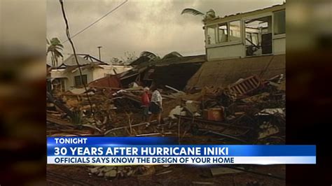 Damage from Hurricane Iniki remains on Kauai 30 years later - YouTube