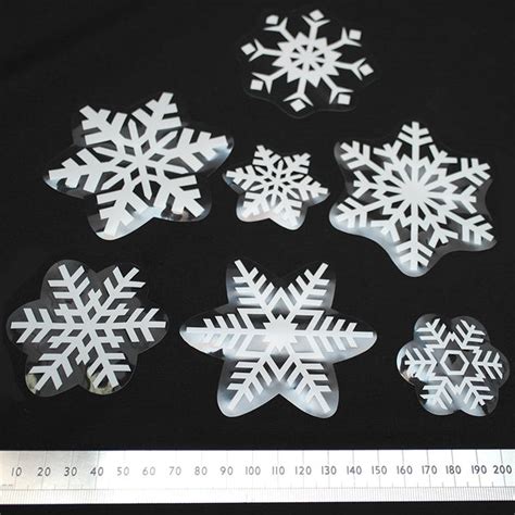 Snowflake Window Clings – SuperDuperDecor