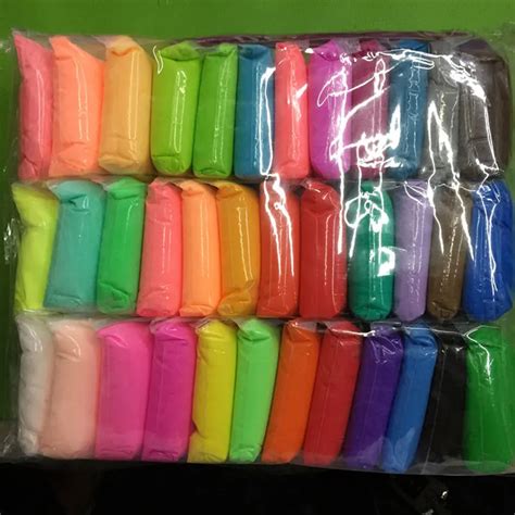 36pcs DIY Foam Clay Slime Polymer Soft Modeling Clay Tools Slime Light ...