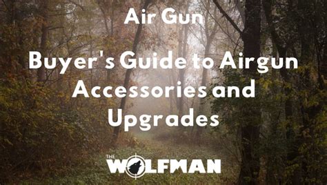 Buyer's Guide to Airgun Accessories and Upgrades | The Wolfman