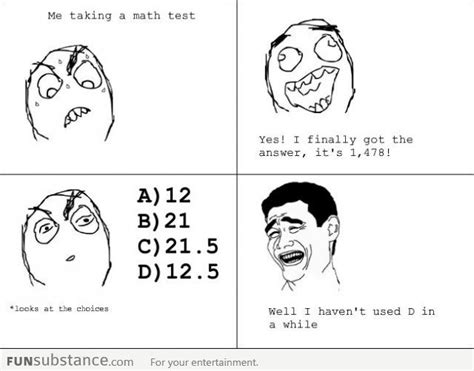 Every time I take a math test - FunSubstance | Math test, College memes ...