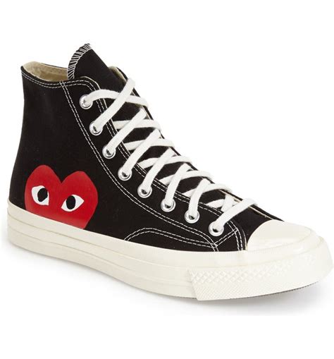 Comme des Garçons PLAY x Converse Chuck Taylor® Hidden Heart High Top ...