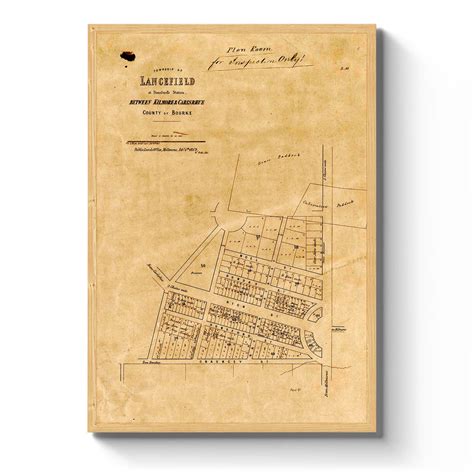 Lancefield, Victoria Australia Vintage Map #1 (1859) – Vintage Maps