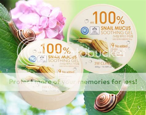 Snail Mucus Soothing Gel 300g 100% Moisture Facial 3W Clinic Cosmetics Skin care | eBay