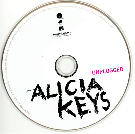 Alicia Keys Unplugged cd | DVD Covers | Cover Century | Over 1.000.000 Album Art covers for free