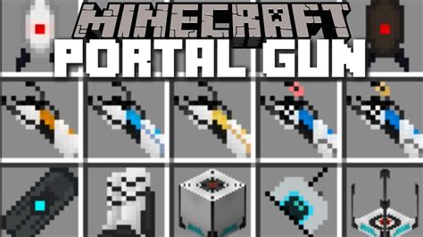 Minecraft PORTAL GUN MOD / PLAY WITH PORTALS AND FIND THE BEST ROUTE HOME!! Minecraft - YouTube