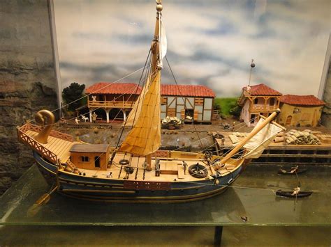 Model of Merchant ship in the Roman port | The Roman port ha… | Flickr