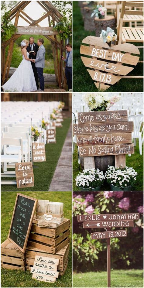 100 Rustic Country Wedding Ideas and Matching Wedding Invitations | Country wedding decorations ...