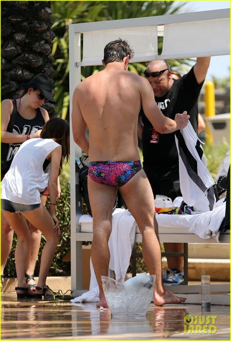 Photo: michael phelps shirtless speedo poolside afternoon 08 | Photo 2834570 | Just Jared ...