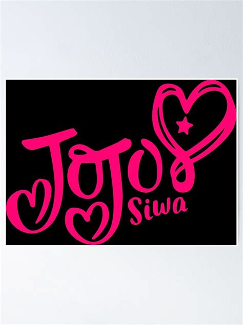 "JOJO SIWA LOGO 04 FAVORITE DANCER " Poster for Sale by lfred27 | Redbubble