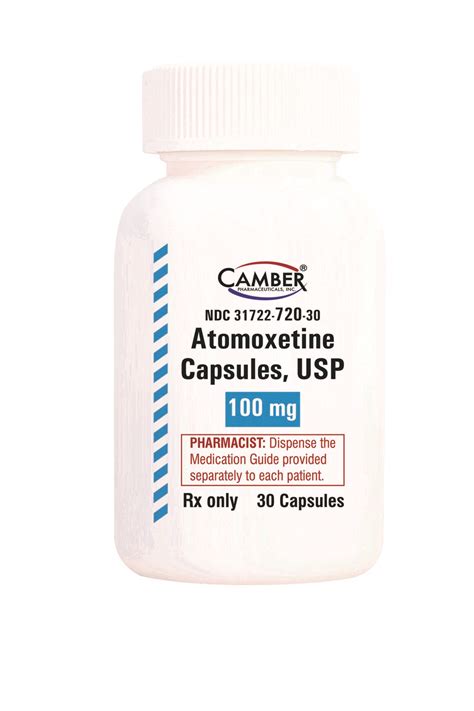 Atomoxetine – Camber Pharmaceuticals