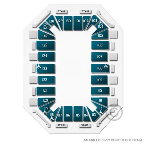 Amarillo Civic Center Seating Chart: A Visual Reference of Charts ...