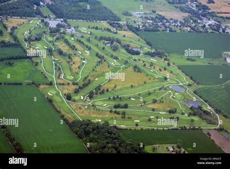 Golf course, Aerial view Stock Photo - Alamy