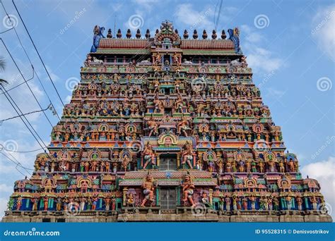 View of Nataraja Temple, Chidambaram, India Editorial Image - Image of shiva, architecture: 95528315