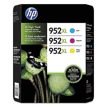 HP 952XL High Yield Original Ink Cartridges, Cyan/Magenta/Yellow, 3 Pack - Sam's Club