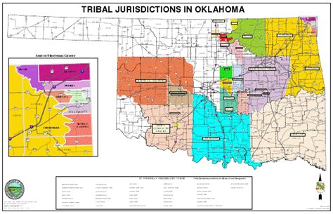 Exploring Oklahoma History / Tribal Jurisdictions In Oklahoma Map