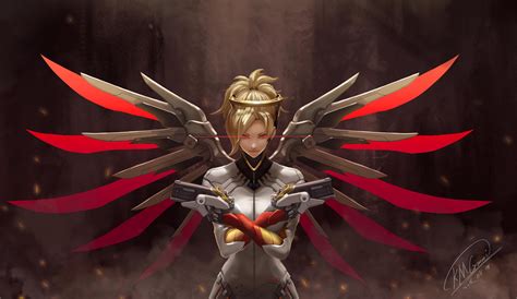 Angel Of Death (Mercy) Overwatch by gantzu on DeviantArt