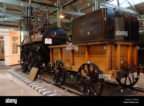 Locomotion No 1 at Darlington railway museum, County Durham, UK Stock ...