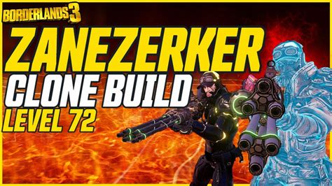 NEW ZANE BUILD! Clone & Cannon Setup! // Borderlands 3 Level 72 ...