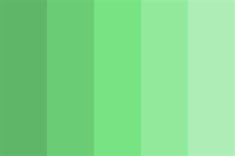 Green light gradient Color Palette