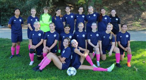 COAST SOCCER LEAGUE 2023 Standings for GIRLS UNDER 14 Division 2 North