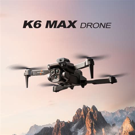 The latest 4K HDR triple camera drone K6 MAX in 2023