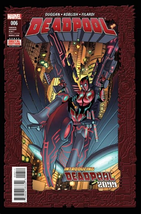 Deadpool 2099 First Appearance | Marvel comics deadpool, Marvel comics ...