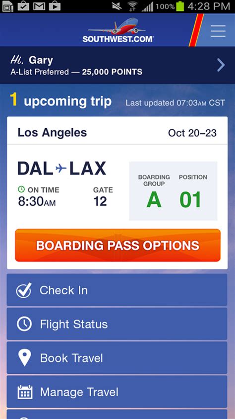 Southwest Airlines App Version 2.4 Tweaks The User Interface And Adds A ...