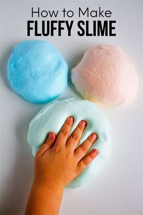 Fluffy Slime Recipe - Thirty Handmade Days - Shaving Cream Slime