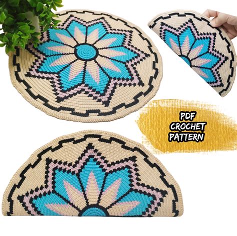 Tapestry Crochet Pattern, Mochila bag pattern, Moon mochila - Inspire Uplift | Tapestry crochet ...