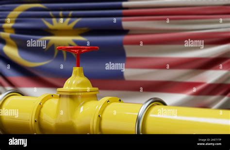 Malaysia oil and gas fuel pipeline. Oil industry concept. 3D Rendering Stock Photo - Alamy