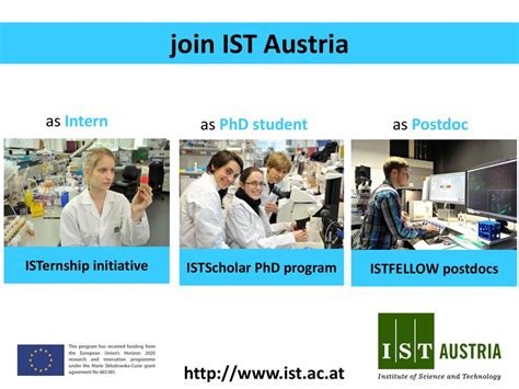 Overview Where / what is IST Austria? PhD program Internships - ppt ...