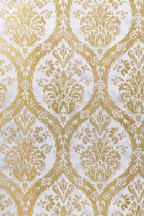 Gold Foil Wallpaper Decor