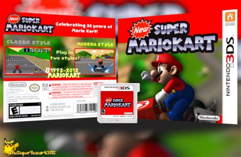 New Super Mario Kart Nintendo 3DS Box Art Cover by TheSuperBoxart3DS