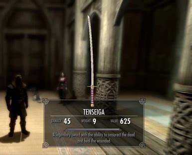 Inuyasha Weapon Tenseiga Sesshomarus Sword at Skyrim Nexus - Mods and Community