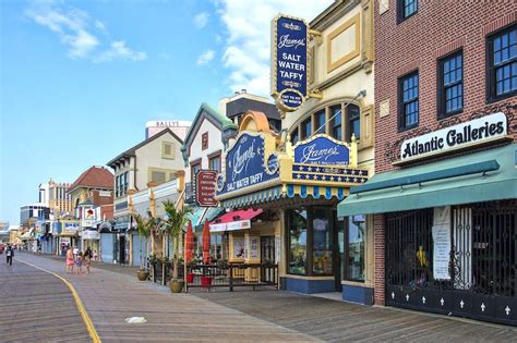 Atlantic City Boardwalk in Atlantic City - Seaside Sun and Plenty of ...