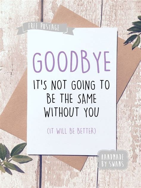 Farewell Message On Greeting Card | Farewell cards, New job card, Farewell message