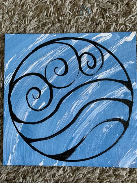 Avatar the Last Airbender Water Symbol | Etsy