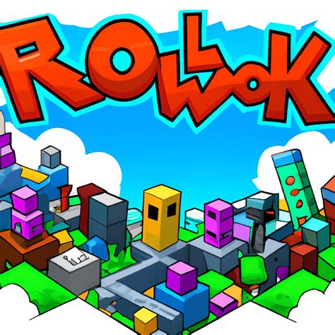 Roblox Blocky World Graphic · Creative Fabrica