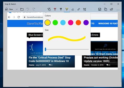 How to use Windows 10 Snip & Sketch to take screenshots