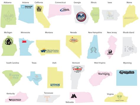 7 Best Images of Printable Of USA States Shapes - Map with State Names Printable, United States ...