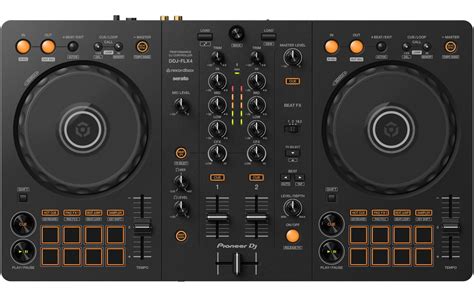 PIONEER DJ DDJ-FLX4 - Contrôleur DJ 4 voies pour rekordbox et Serato DJ Pro