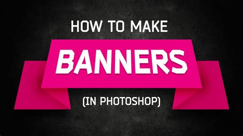 Photoshop Banner Design Tutorials - Watch the photoshop video tutorial below for details about ...