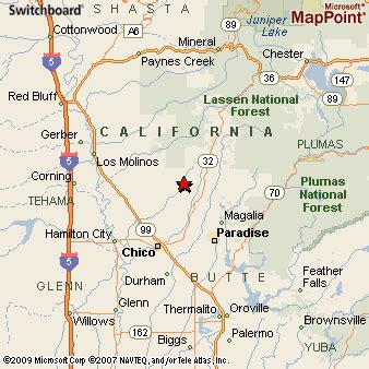 Where is Cohasset, California? see area map & more