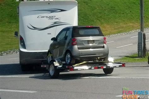 RV Towing Tips: 3 Ways To Tow A Car Behind Your Motorhome | Towing vehicle, Flatbed trailer, Towing