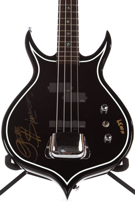 Gene Simmons Axe Ltd Signed Punisher KISS Bass #0039 | Guitar Chimp